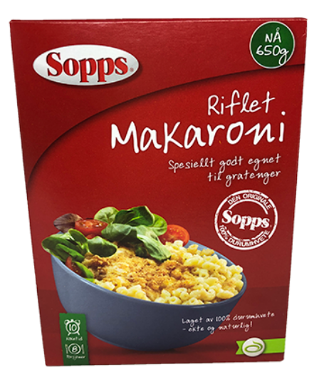 Sopps Riflet Makaroni 650g