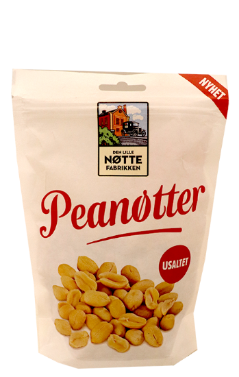 Peanøtter Usaltet 180g