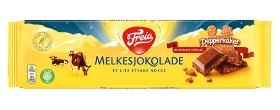 Melkesjokolade m/Pepperkaker 190g