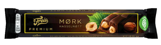 Premium Mørk Hasselnøtt 45g