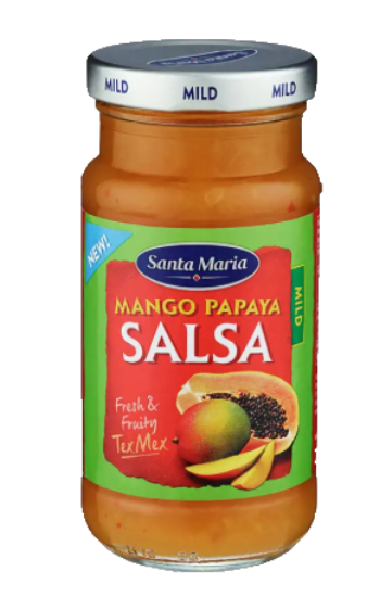 Salsa Mango & Papaya 230g
