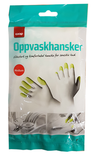 Oppvaskhansker Medium 1stk