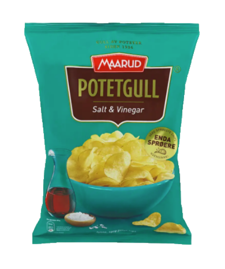 Potetgull Salt & Vinegar 200g