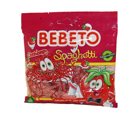 Bebeto Spaghetti Strawberry 80g