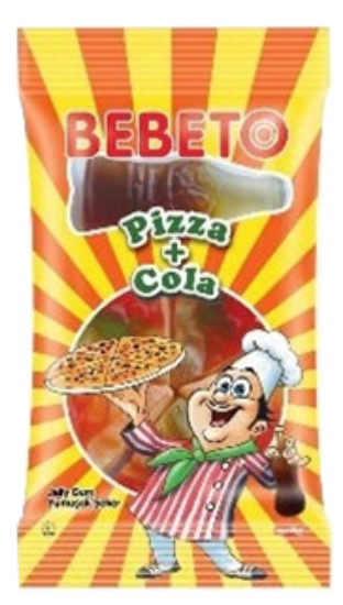 Bebeto Fastfood Pizza+Cola 30g