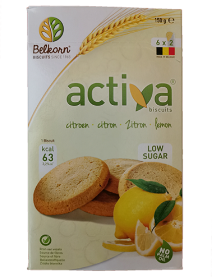 Activa Sitronkjeks Fullkorn 150g