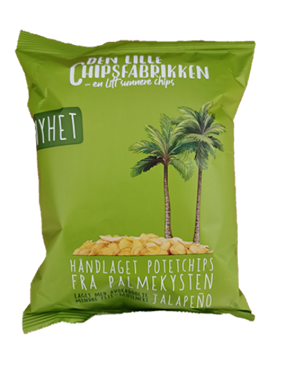 Håndlaget Potetchips Jalapeno 150g