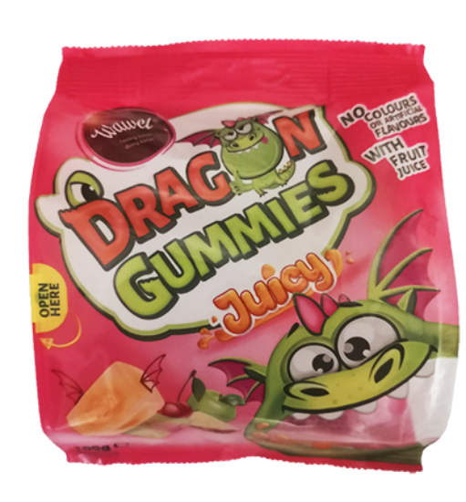 Dragon Gummies Juicy 100g