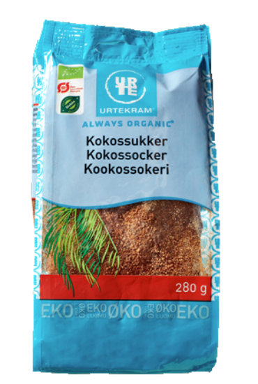 Urtekram Kokossukker 280g