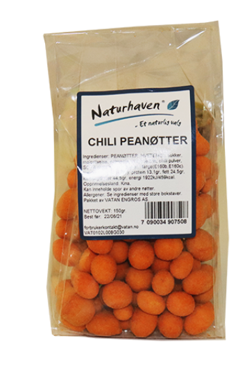 Chili Peanøtter 150g