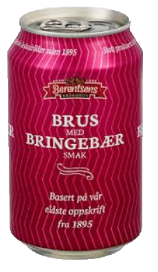 Bringebærbrus 0,33l