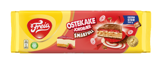 Smakfull Ostekake Jordbær 300g