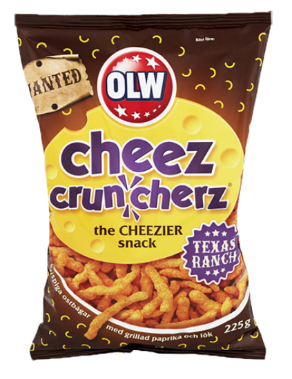 Cheez Cruncherz Texas Ranch 225g