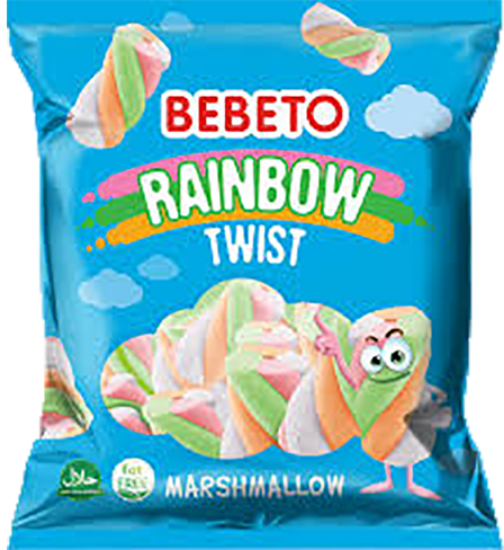 Bebeto Marshmallow Twist 60g