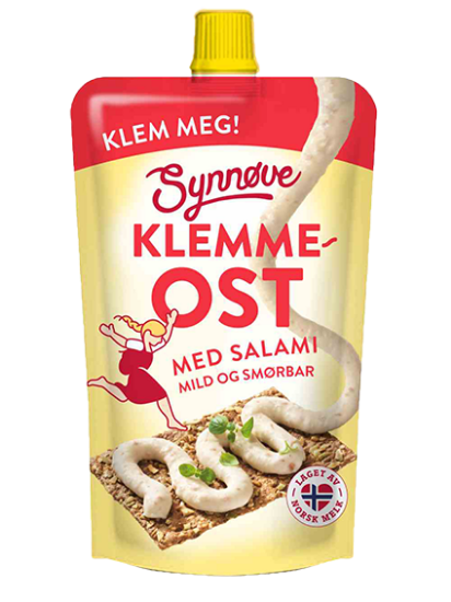 Klemmeost m/ Salami 165g