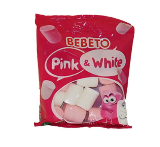 Bebeto Pink & White Marshmallow 60g