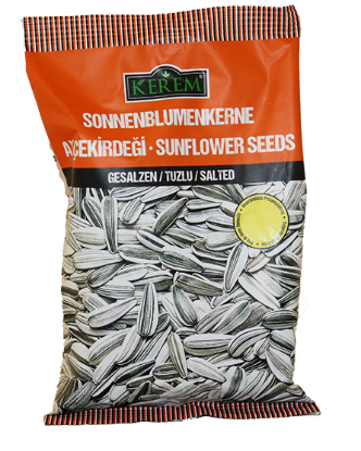 Solsikkefrø Salte 200gr Kerem