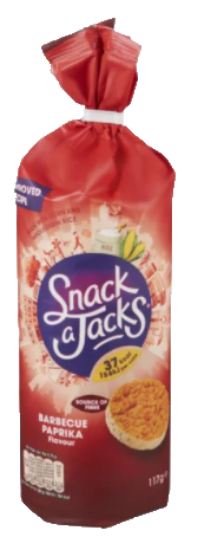 Snack A Jacks BBQ Paprika 117g