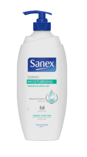 Sanex Moisturising Dusjsåpe 750ml