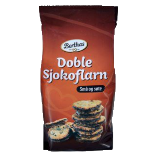Berthas Doble Sjokoflarn 300g