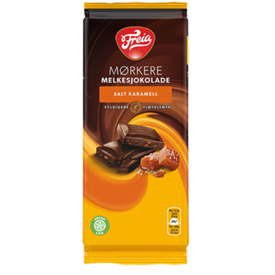 Mørkere Melkesjokolade Salt Karamell 85g