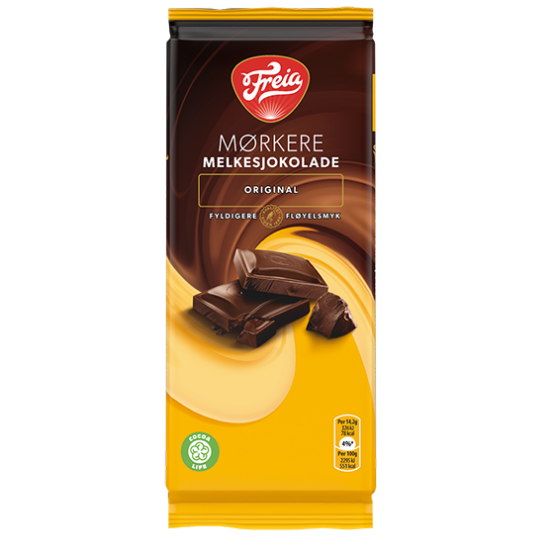 Mørkere Melkesjokolade 85g