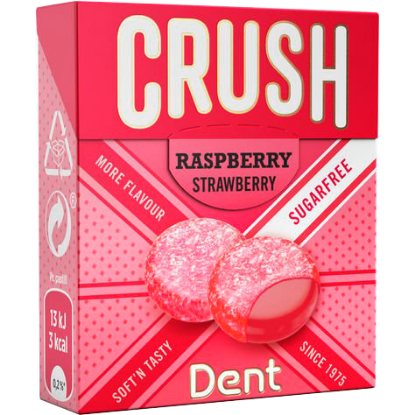 Dent Crush Raspberry/Strawberry 25g