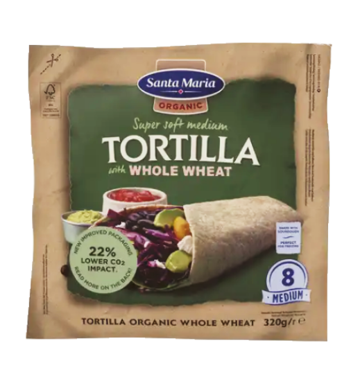 Tortilla Whole Wheat 320g