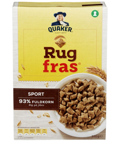 Quaker Rug Fras 375g