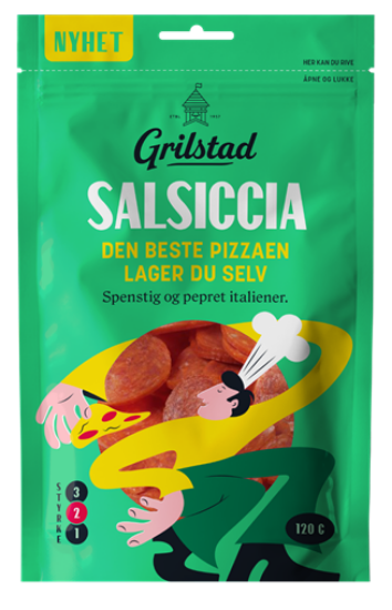 Grilstad Pizzasalsiccia 120g