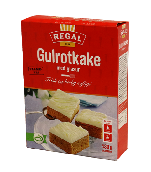 Gulrotkake M/Glasur 430g