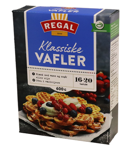 Klassiske Vafler 600g