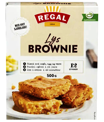 Lys Brownie 500g Regal