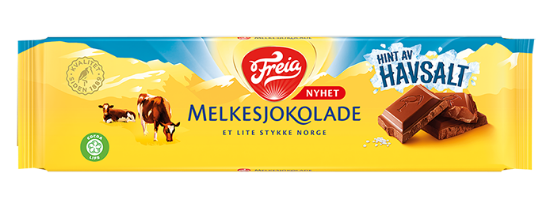 Melkesjokolade m/Hint Av Havsalt 200g