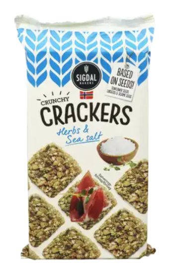 Crackers Urter & Havsalt 120g