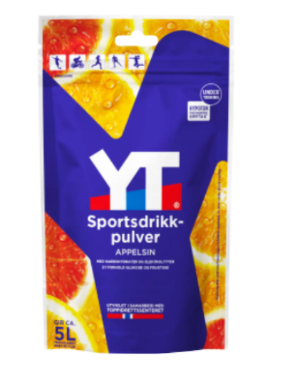 Yt Sportsdrikkpulver Appelsin 358g