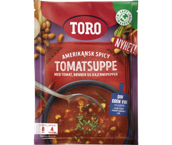 Tomatsuppe Amerikansk Spicy 100g Toro