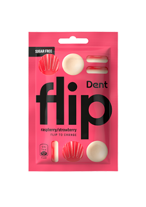Flip Dent Raspberry/Strawberry 30g