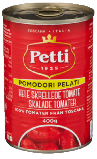 Hele Skrellede Tomater 400g