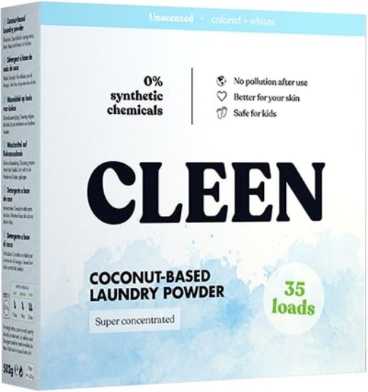 Cleen Coconut Laundry Powder 502g