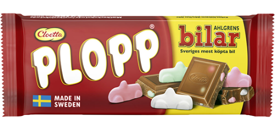 Plopp Biler 75g