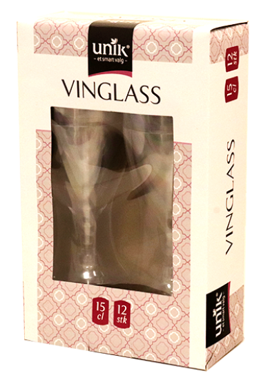 Vinglass 12stk