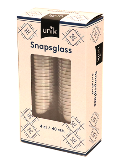 Snapsglass 40stk