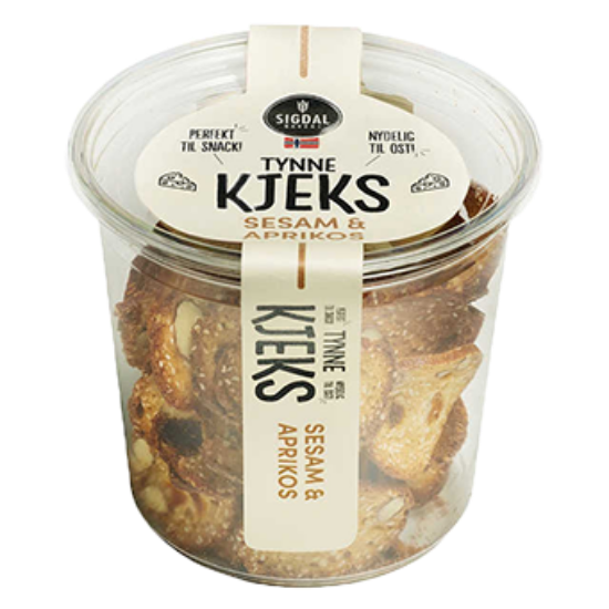 Tynne Kjeks Sesam & Aprikos 120g