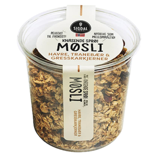 Møsli Havre, Tranebær & Gresskarkjerner 260g