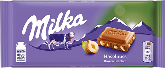 Milka Hasselnøtt 100g