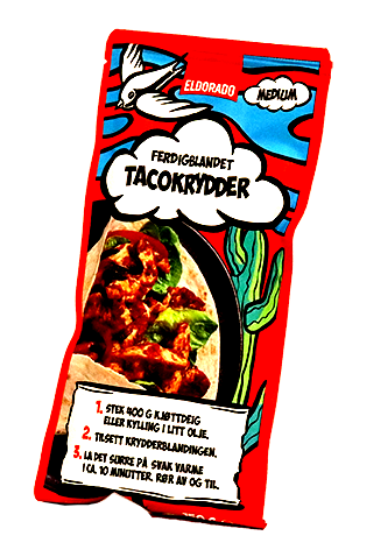 Ferdigblandet Tacokrydder Medium 150g