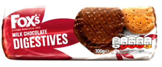 Milk Chocolate Digestives 300g