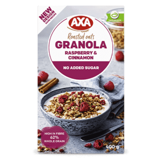 Axa Granola Raspberry&Cinnamon 400g