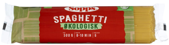 Spaghetti Økologisk 500g
